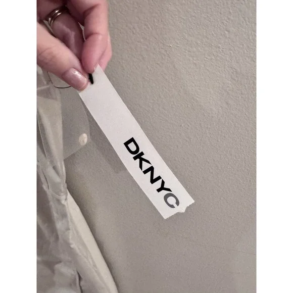 DKNYC Black Stone Sheath Triangle Exposed Back Dress Size 14 Y2K Sporty Mesh NEW - Picture 4 of 7